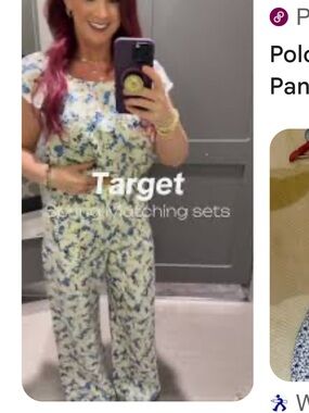 Target Floral Wide-Leg pants and top. Can be worn off shoulder or regular NWT